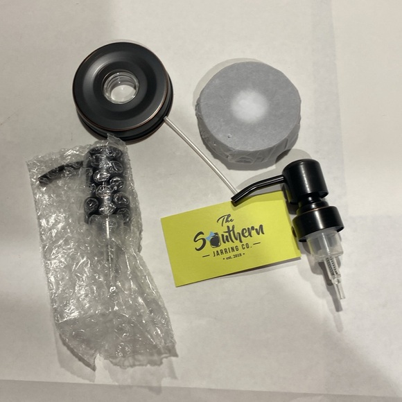 The Southern Jarring Co. pump Kit for kitchen bath soap sanitizer gel oil bronze - Picture 1 of 6